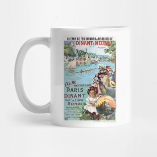 Dinant Meuse Belgique Vintage Poster 1890s Mug